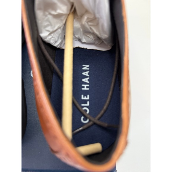 Cole Haan Wing Oxford British Tan Leather Dress Shoes C34598 Mens 10M NWB - Picture 6 of 8